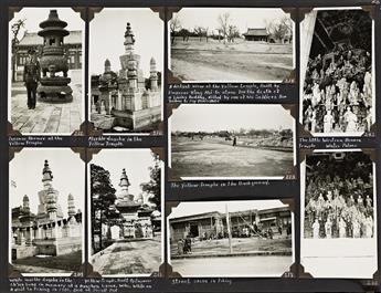 (CHINA--MILITARY SERVICE) An album with well over 700 snapshots, largely featuring China. 1935-38; 1941-44.
